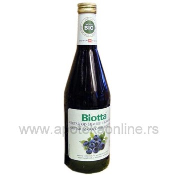 BIOTTA SOK OD ŠUMSKIH BOROVNICA 500ml BIOTTA SOK OD ŠUMSKIH BOROVNICA 500ml